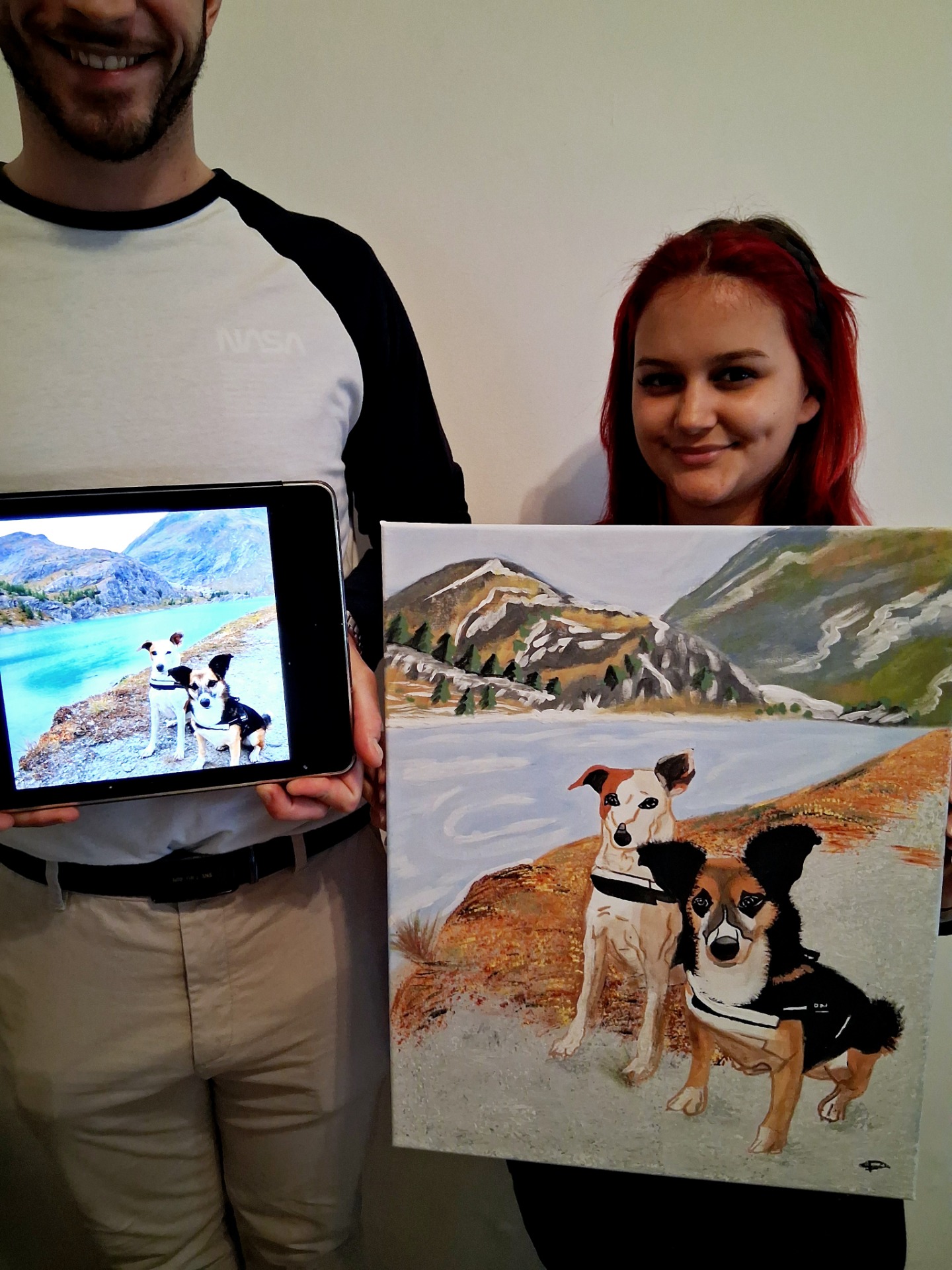 "Ajándék barátainknak a kutyusaik emlékére" - Fanni Kecskemétről  