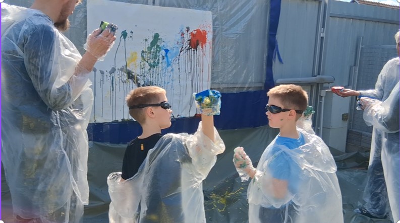 Festékbomba családi szülinapra