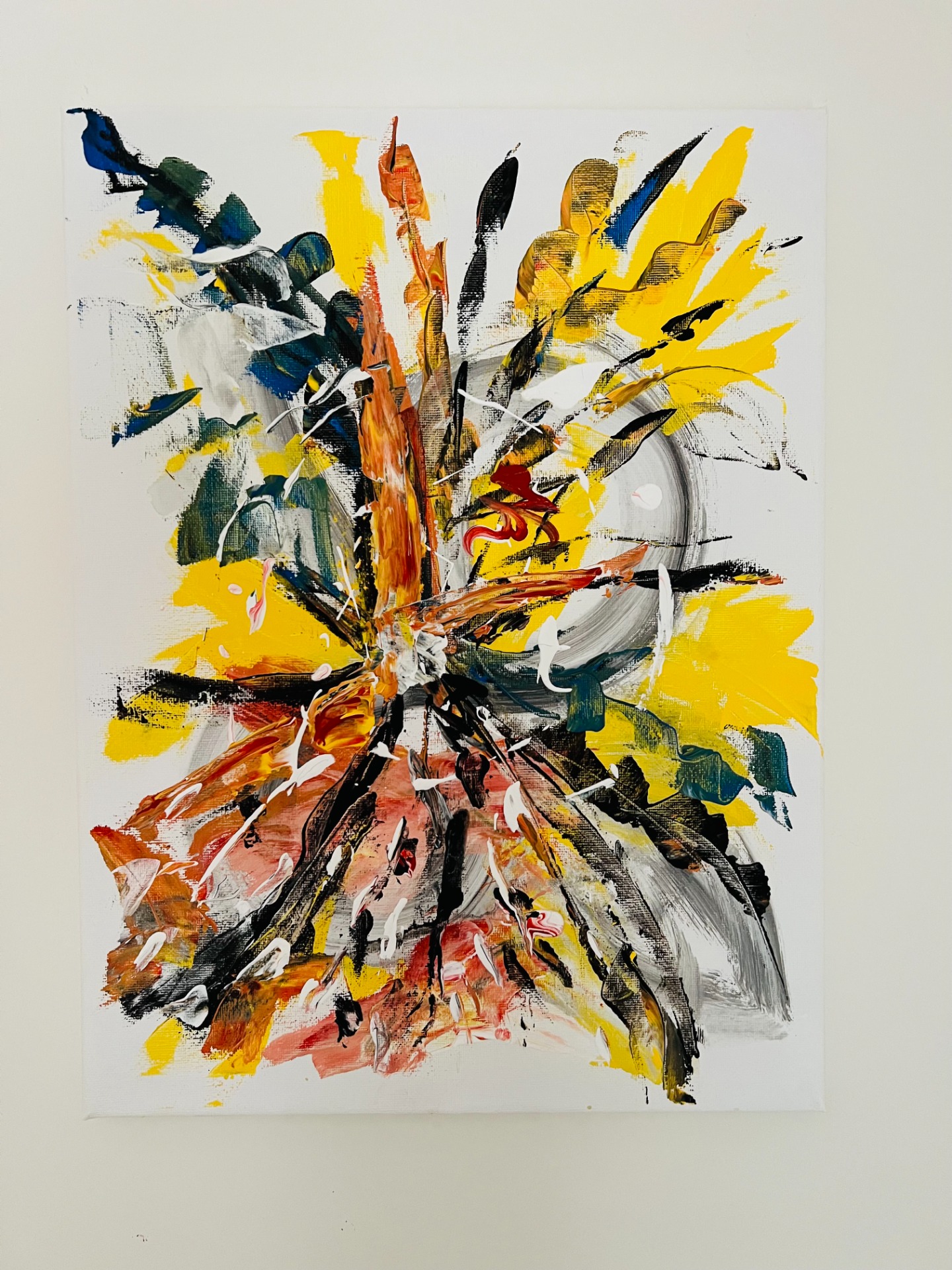 Dinamikus eszközhasználat egyik eredménye - Adj ki magadból mindent! - absztrakt képek készítése játékosan minden korosztálynak